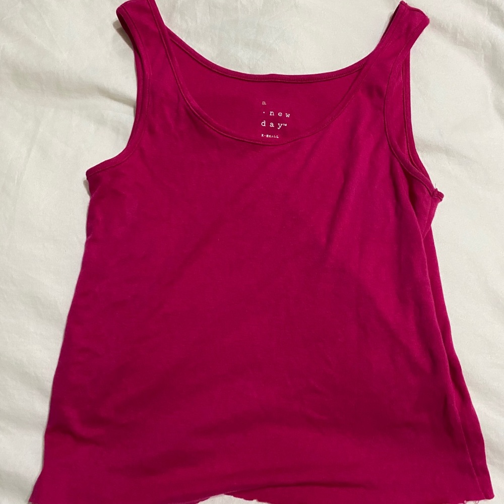 Hot pink tank!